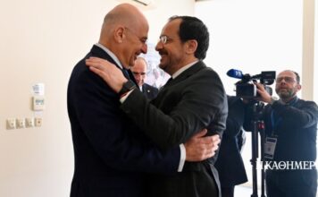 Συνάντηση Δένδια – Χριστοδουλίδη στο πλαίσιο του DEFEA Conference