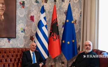 Ν. Δένδιας: Στο επίκεντρο η εμβάθυνση των αμυντικών σχέσεων με την Αλβανία