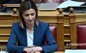 Στο νοσοκομείο η Ειρήνη Αγαπηδάκη έπειτα από αδιαθεσία στη Βουλή