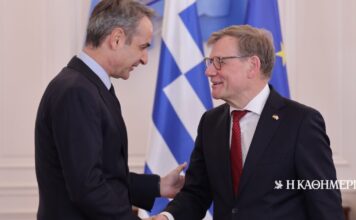Μητσοτάκης σε Βάντεφουλ: Η Ευρώπη να είναι παρούσα στη Μέση Ανατολή μετά από μία ειρηνευτική συμφωνία