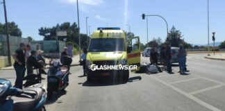 Χανιά: Στο νοσοκομείο οδηγός μηχανής έπειτα από σύγκρουση με αυτοκίνητο