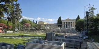 Δεν έχουμε εμπλοκή στην τοποθέτηση της μεταλλικής εξέδρας στο Ζάππειο