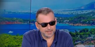 Γιώργος Λιάγκας: Με μαύρα γυαλιά στον αέρα της εκπομπής