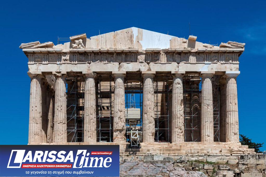 Συμπληρώθηκε το δυτικό αέτωμα του Παρθενώνα μετά από 220 χρόνια – Απομακρύνθηκαν οι σκαλωσιές