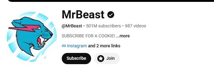 MrBeast, YouTube