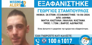 Αθήνα: Συναγερμός για την εξαφάνιση 26χρονου
