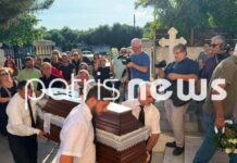 Γυναικοκτονία στην Καλαμάτα: Σε κλίμα οδύνης η κηδεία της 39χρονης Βασιλικής