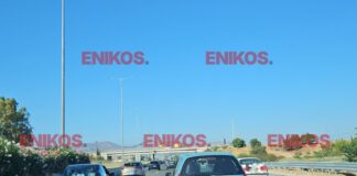 Live η κίνηση: Μετ’ εμποδίων η κυκλοφορία στην εθνική Αθηνών-Κορίνθου