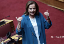 Διαφοροποίηση Ντόρας Μπακογιάννη ενόψει αναθεώρησης