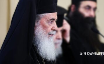 Πατριάρχης Ιεροσολύμων στην «Κ»: «Θα ήταν πολύτιμη μια συνάντηση των Πατριαρχείων»