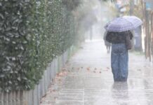 Βροχές και καταιγίδες με πτώση της θερμοκρασίας έως 33 βαθμούς