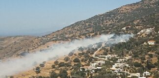 Στο νοσοκομείο πυροσβέστης με ελαφρά εγκαύματα