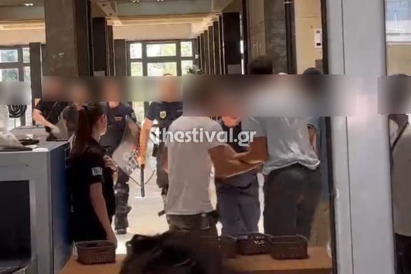ένταση στα δικαστήρια Θεσσαλονίκης