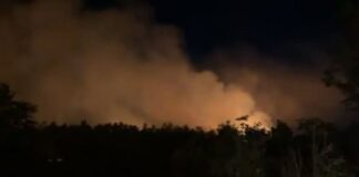 Στο σημείο ισχυρές δυνάμεις της Πυροσβεστικής