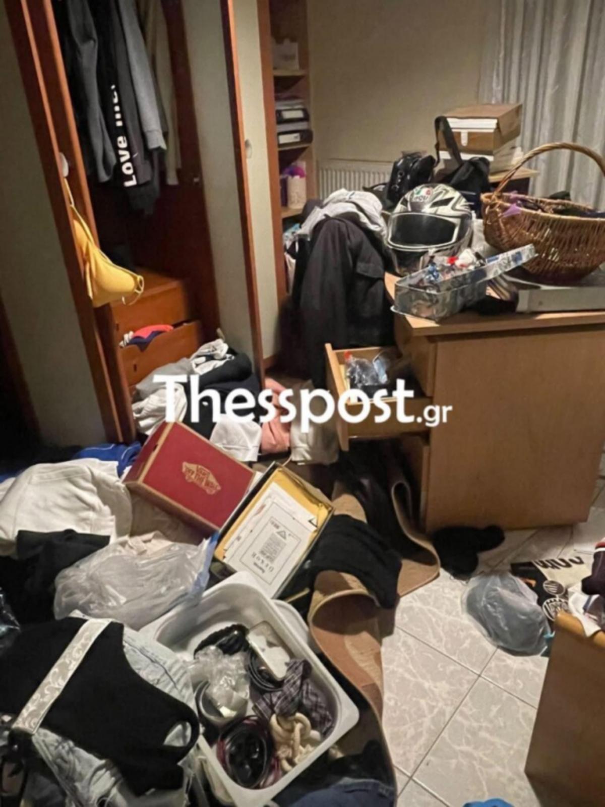 Εικόνα από σπίτι που διέρρηξε η σπείρα
