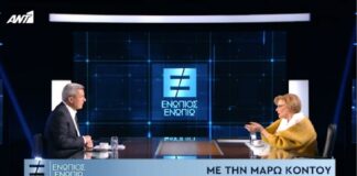 Μάρω Κοντού: Η συνέντευξη στο «Ενώπιος Ενωπίω» και τον Νίκο Χατζηνικολάου το 2020