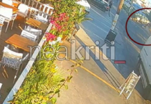 Ηράκλειο: Βίντεο ντοκουμέντο από την τρελή πορεία του αυτοκινήτου