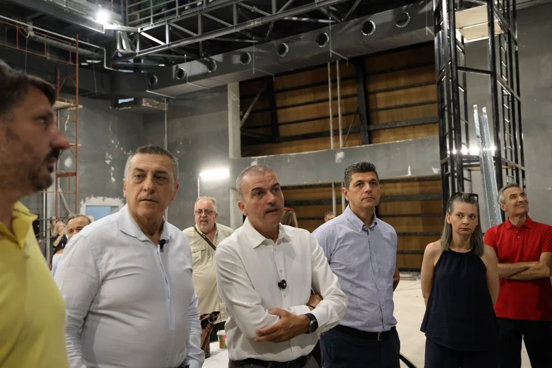 Στιγμιότυπο από την αυτοψία στο έργο Προσκήνιο Πολιτισμού.