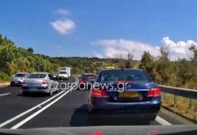 Βίντεο-σοκ από τον ΒΟΑΚ: Αυτοκίνητο μπήκε στο αντίθετο ρεύμα για να κάνει προσπέραση