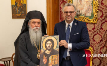 Συνάντηση του Αρχιεπισκόπου Συμεών με τον Μπούλος – Μήνυμα στήριξης για τη διατήρηση του status quo