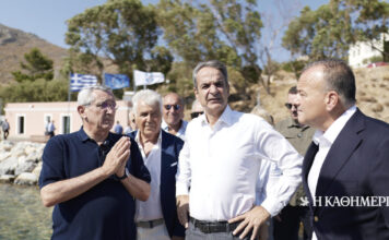 Μητσοτάκης από Αγαθονήσι: Θα εμποδίσουμε τους διακινητές να εκμεταλλεύονται απελπισμένους ανθρώπους