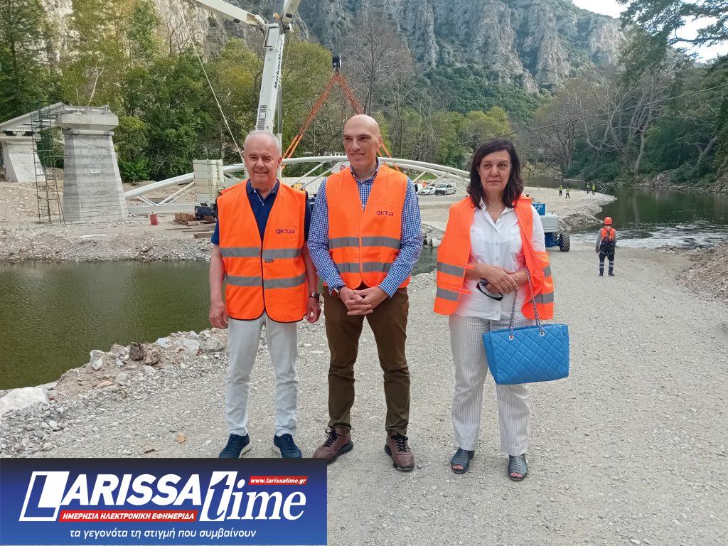 Τέμπη: Αρχές Σεπτεμβρίου παραδίδεται η νέα γέφυρα της Αγίας Παρασκευής – Είχε καταστραφεί μετά την κακοκαιρία Daniel