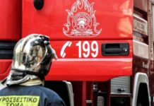 Φωτιά σε δασική έκταση στο Καρπενήσι