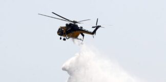 Φωτιά στη Βέροια – Σηκώθηκαν και εναέρια μέσα