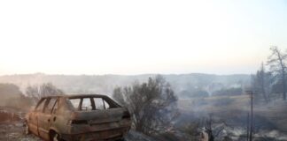 Φωτιά στη Χαλκιδική: Σοβαρές ζημιές στον βιολογικό και το θέατρο της Σίβηρης