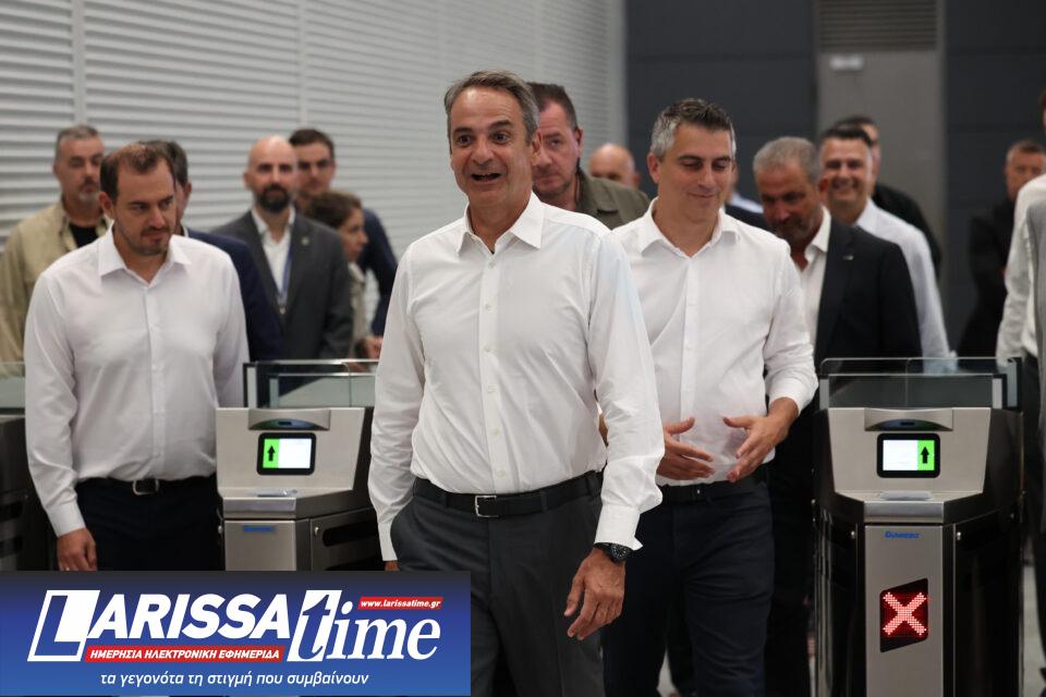 Eγκαίνια Μετρό Θεσσαλονίκης – Κυρ. Μητσοτάκης: «Κάθε έργο που εγκαινιάζουμε, σφραγίδα στο διαβατήριο αξιοπιστίας»-1