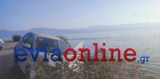 Η στιγμή της διάσωσης του 22χρονου οδηγού που το αυτοκίνητό του κρεμόταν από γκρεμό 15 μέτρων στην Εύβοια