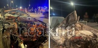 Ηράκλειο Κρήτης: Ένας νεκρός και ένας σοβαρά τραυματίας σε τροχαίο στο Βενεράτο