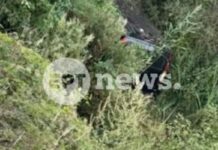 Καστοριά: Οδηγός τραυματίστηκε αφού έπεσε σε γκρεμό με το αυτοκίνητό του