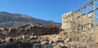 Αυτοψία Μενδώνη στα Αιγόσθενα μετά την πυρκαγιά: Σώθηκαν τα μνημεία, καταστράφηκαν εργοταξιακές υποδομές