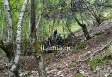 Φωτογραφίες από την επιχείρηση διάσωσης δύο ανδρών που έπεσαν με αγροτικό σε γκρεμό 50 μέτρων