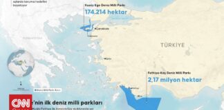 Τουρκία: Στη δημοσιότητα οι χάρτες με τα θαλάσσια πάρκα σε Β. Αιγαίο και Ανατολική Μεσόγειο
