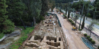 Στην τελική ευθεία η ανάδειξη των αρχαιοτήτων της Βασιλίσσης Όλγας – Στο φως το μοναδικό ρωμαϊκό οικοδομικό συγκρότημα της Αθήνας