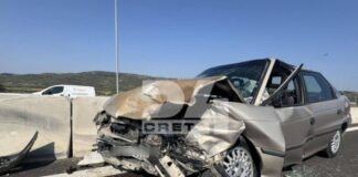 Μπήκε στο αντίθετο ρεύμα και συγκρούστηκε μετωπικά με άλλο όχημα