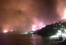 Ενισχύθηκαν οι πυροσβεστικές δυνάμεις στις φωτιές σε Καλαμάκι και Ξηρονομή