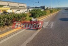 31χρονος μοτοσικλετιστής χωρίς τις αισθήσεις του στην Ακτή Δυμαίων