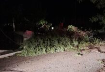Ισχυρή κακοκαιρία με χαλάζι και θυελλώδεις ανέμους, προκάλεσε διακοπή ρεύματος