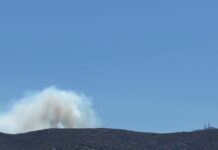 Ενισχύθηκαν οι πυροσβεστικές δυνάμεις στη φωτιά στις Λεύκες – Υποχώρησαν οι άνεμοι