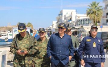 Συμβούλιο Αμυνας στη φρεγάτα «Κίμων»