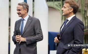 Μητσοτάκης – Μακρόν: Στο τραπέζι τα επόμενα βήματα για το καλώδιο Ελλάδας – Κύπρου